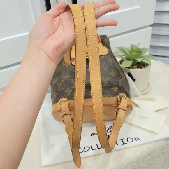 💕DISCONTINUED Very Rare Backpack LOUIS VUITTON Montsouris MINI Monogram - Picture 4 of 16